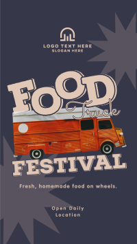 Food Truck  Festival Instagram Reel Image Preview