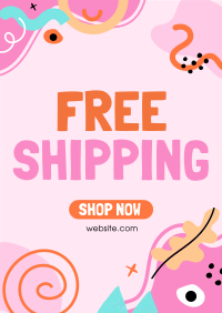 Quirky Shipping Promo Flyer