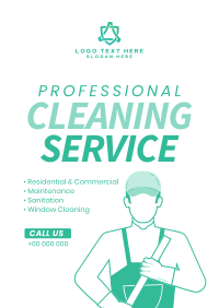 Janitorial Cleaning Flyer