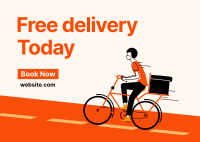 Free Delivery Postcard