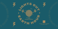 Earth Hour Lights Out Twitter Post