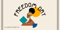 Happy Freedom Day Twitter Post