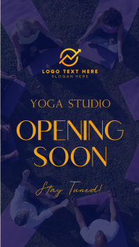 Yoga Studio Opening Instagram Story