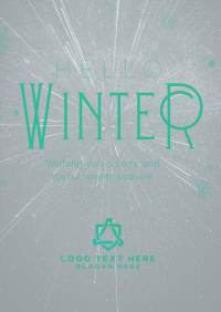 Cozy Winter Greeting Flyer