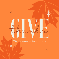 Minimalist Thanksgiving Instagram Post