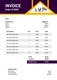 Mechanic Invoice example 2