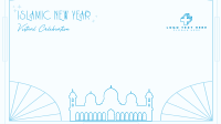 Elegant Islamic Year Zoom Background