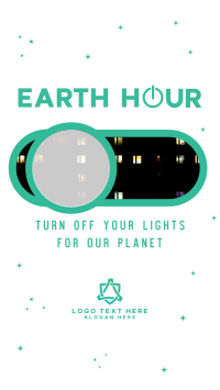 Lights Off Planet Instagram Story Design