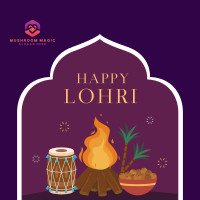 Magical Lohri Instagram Post Image Preview