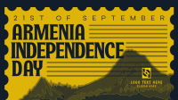 Armenia Independence Mountain Animation