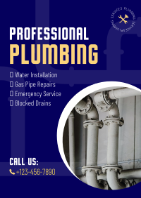 Plumber for Hire Flyer