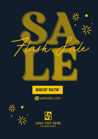 Quirky Flash Sale Poster