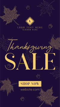 Elegant Thanksgiving Sale YouTube Short