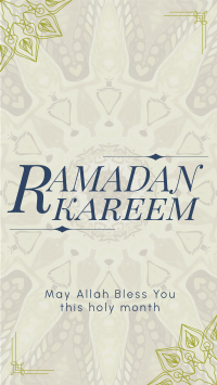 Psychedelic Ramadan Kareem Facebook Story