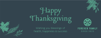 Happy Thanksgiving Facebook Cover Image Preview