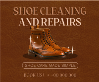 Shoe Repair Vintage Facebook Post Design