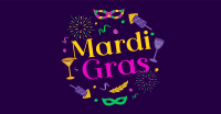 Mardi Gras Festival Facebook Ad