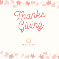 Happy Thanksgiving Instagram Post