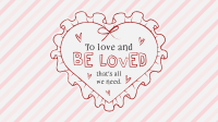 Heart Valentines Quote Animation