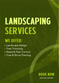 Professional Landscaping Flyer