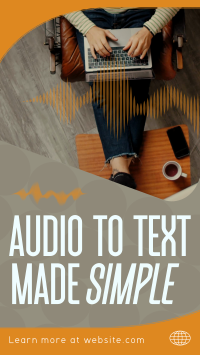 Audio Transcribing Service Instagram Reel Image Preview