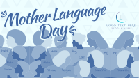 Abstract International Mother Language Day Video