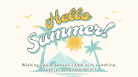 Vintage Summer Greeting Animation