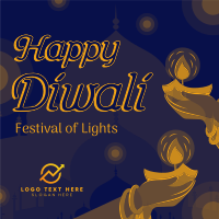 Festival of Lights Instagram Post Design