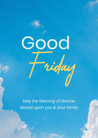 Good Friday Sky Poster