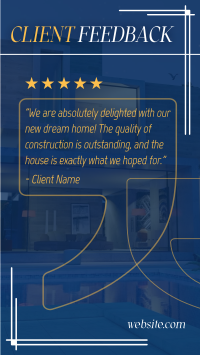 Client Testimonial Construction Video