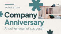 Minimalist Company Anniversary Facebook Event Cover