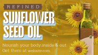 Sunflower Oil Modern Animation