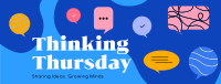 Thinking Thursday Blobs Facebook Cover