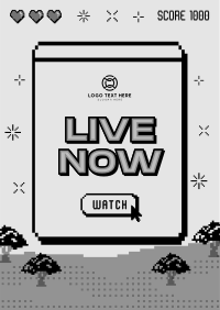 Pixel Livestreamer Poster