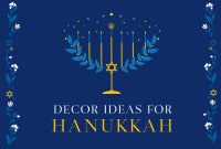 Happy Menorah  Pinterest Cover Design