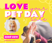 Love Your Pet Day Sale Facebook Post