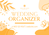 Wedding Organizer Doodles Postcard