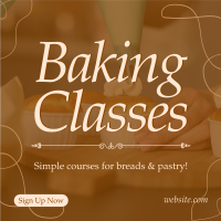 Baking Classes Instagram Post