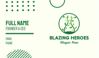 Green Organic Tree Business Card Image Preview