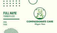 Green Organic Tree Business Card Image Preview