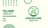 Green Organic Tree Business Card Image Preview