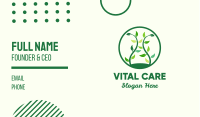 Green Organic Tree Business Card Image Preview