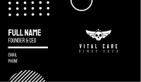 Winged Skull Business Card