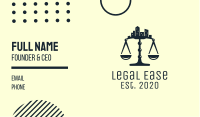 City Legal Law Firm Business Card Image Preview