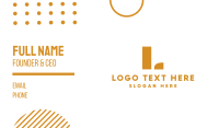 Lettermark Business Card example 4