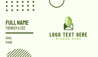 Eco Mail Message Business Card