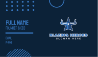 Blue Bull Star Business Card Image Preview