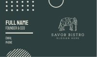 Minimal Elephant Business Card