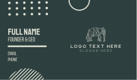 Minimal Elephant Business Card