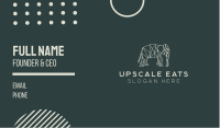 Minimal Elephant Business Card Image Preview